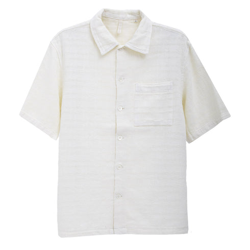 Hello Sunflower Spacey SS Shirt Off White 10 1187 Front Degli Uberti